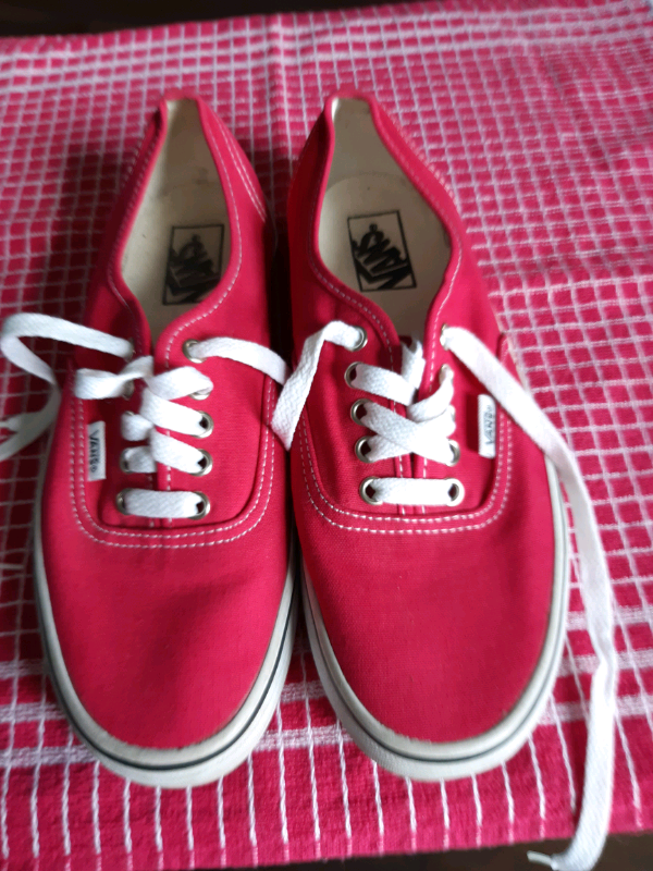 pink vans size 6
